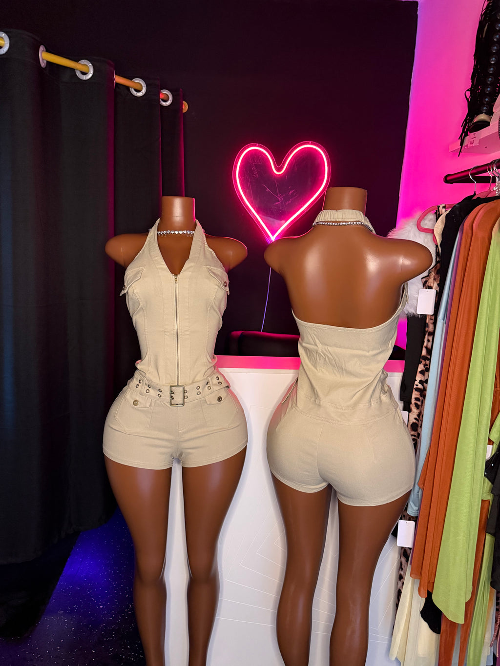 Taffy Cargo Romper