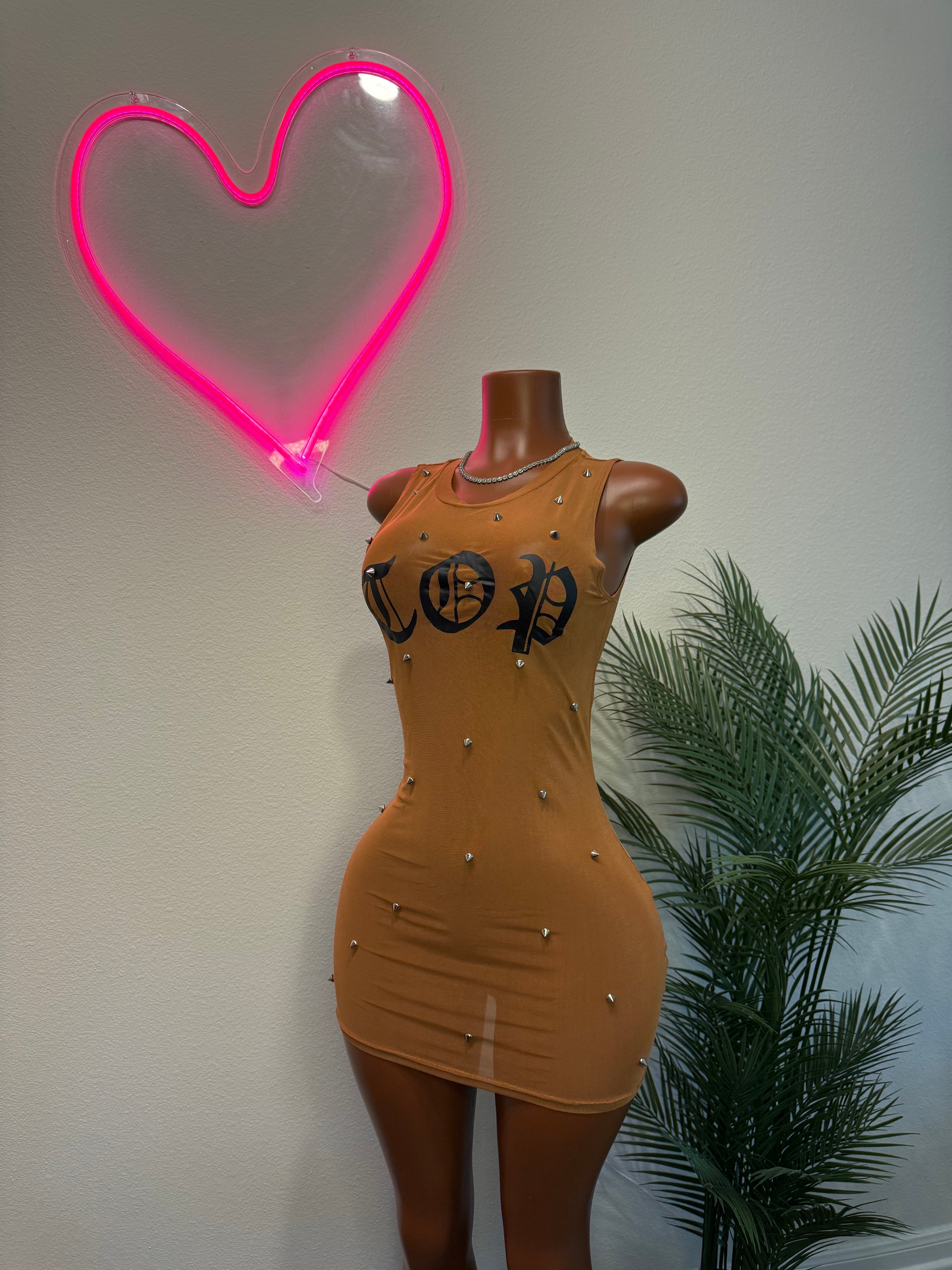 Copy That Mesh Mini Dress